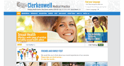 Desktop Screenshot of clerkenwellmedicalpractice.org.uk